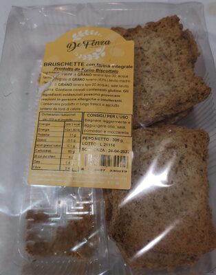 Bruschette con Farina integrale