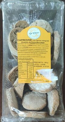 Capresine con farina integrale