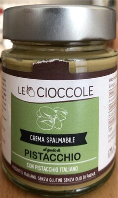 Crema spalmabile al gusto di pistacchio