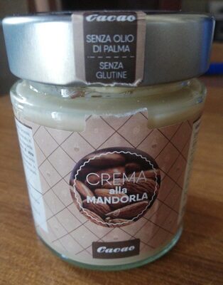 Crema alla mandorla front packaging