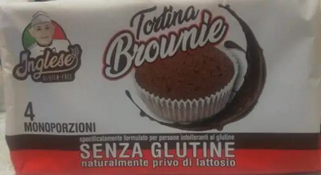 Tortina Brownie front packaging
