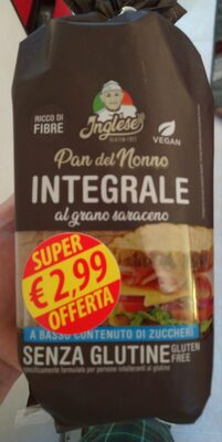 Pan del nonno integrale al grano saraceno