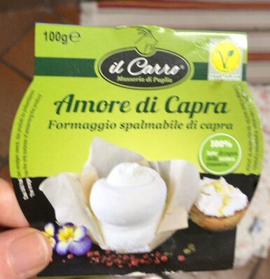 Amore di capra front packaging