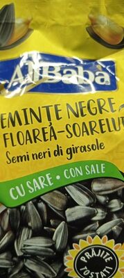 Seminte negre de floaréa-soarelii