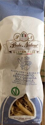 Pasta con farina di amaranto teff e quinoa biologica