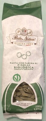 Pasta con farina di piselli biologica