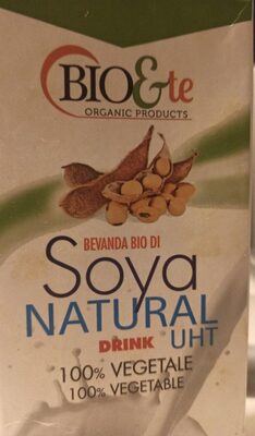 Bevanda bio di soya Natural uht