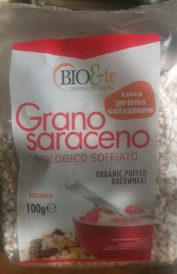 Grano saraceno biologico soffiato front packaging