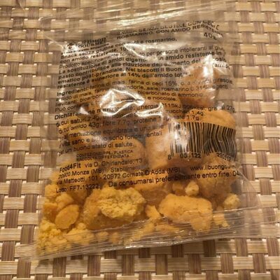 Snack ceci rosmarino front packaging