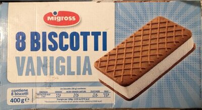 Biscotti vaniglia front packaging