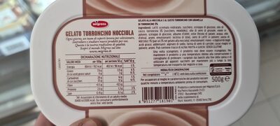 gelato torroncino e nocciola