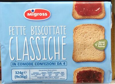 Fette biscottate classiche front packaging