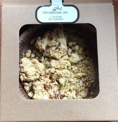Torta sbrisolona front packaging