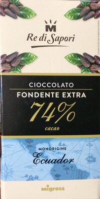 Cioccolato fondente extra 74%