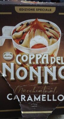 Coppa del nonno macchiato al caramello