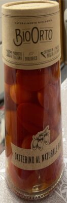 Bio orto organic datterini tomatoes in water