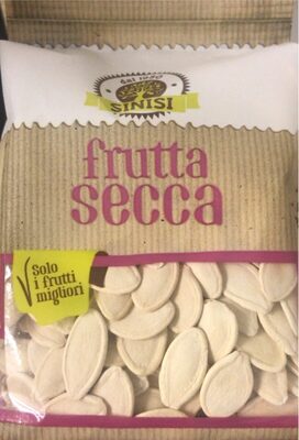 Semi di zucca tostati salati front packaging