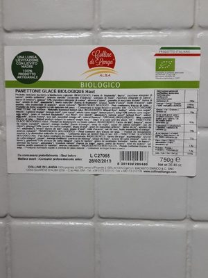 Panettone glacé biologique
