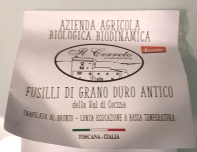 Fusilli di grano antico val cecina