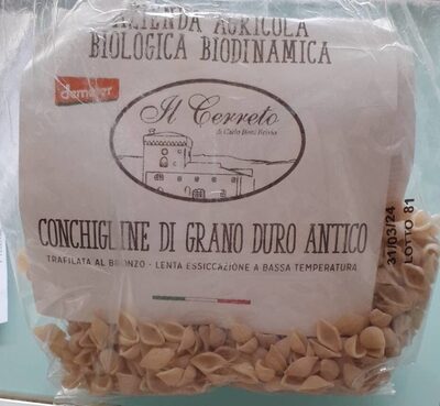 Conchiglie di grano duro antico