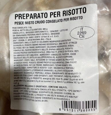 Preparato per risotto