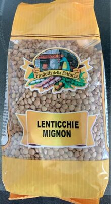 Lenticchie mignon front packaging