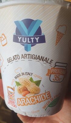Gelato artigianale arachide front packaging