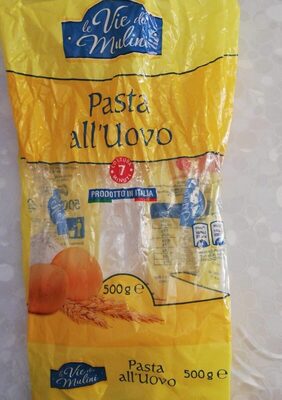 Pasta all'uovo front packaging
