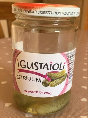 Cetriolini in aceto di vino