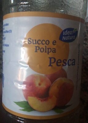 Succo e polpa di pesca