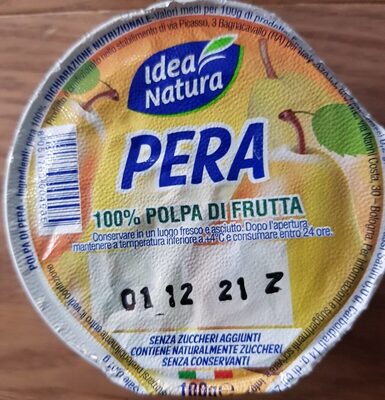 POLPA DI FRUTTA front packaging