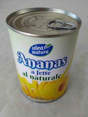 Ananas a fette al naturale
