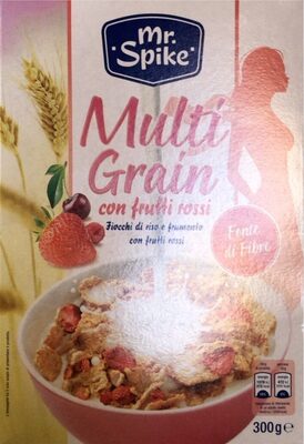 Fiocchi di riso e frumento con frutti rossi