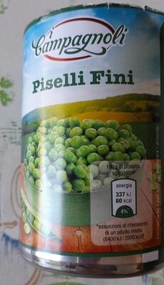 Piselli fini front packaging