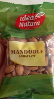Mandorle sgusciate front packaging