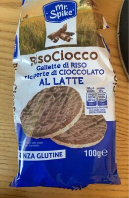 Gallette di riso con cioccolato al latte