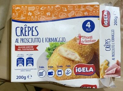 Crêpes al prosciutto e formaggio