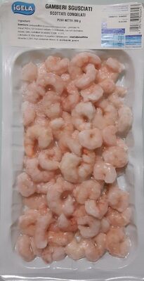 Gamberi sgusciati congelati