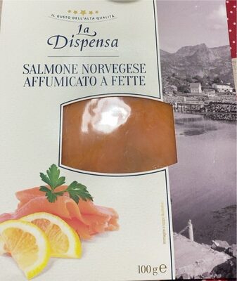 Salmone novegese affumicato a fette