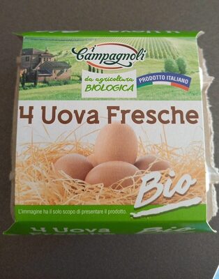 4 uova fresche Bio