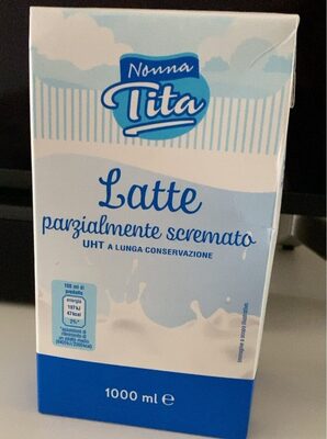 Latte parzialmente scremato front packaging