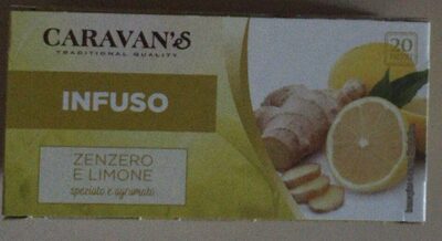 Infuso zenzero e limone front packaging