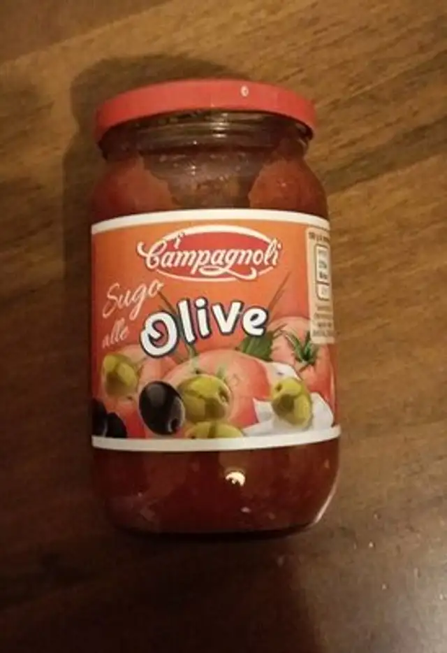 Sugo alle olive front packaging