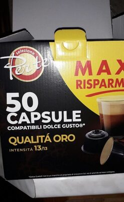50 capsule compatibili crema e gusto front packaging