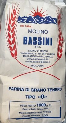 Farina tipo 0 front packaging