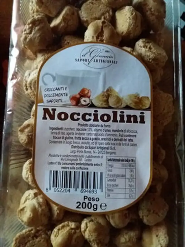 Nocciolini front packaging