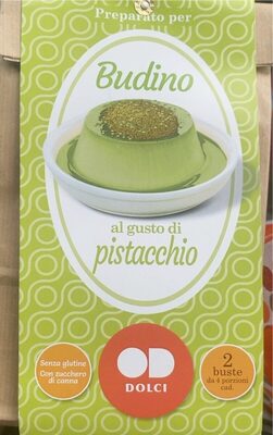 Preparato per budino al gusto di pistacchio