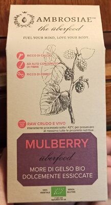 Mulberry - more di gelso bio dolcemente essiccate front packaging
