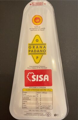 Grana Padana front packaging