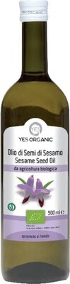 Olio di semi di sesamo biologico front packaging